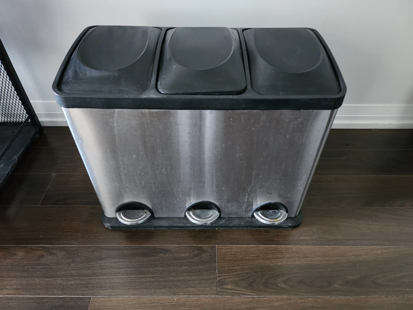 Triple Bin Recycling Station