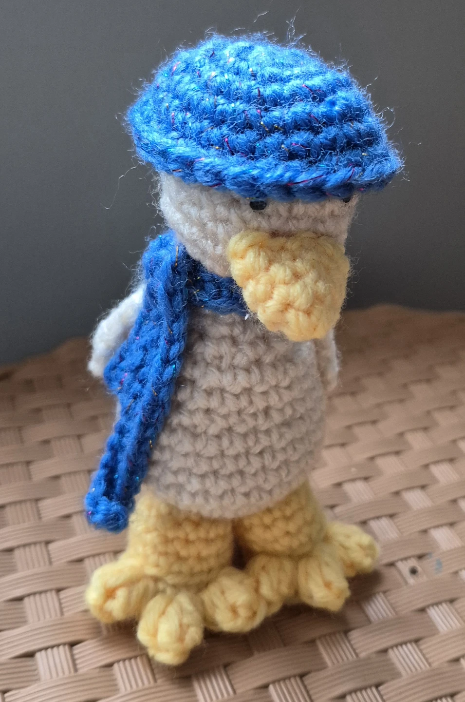 Handmade Crochet Duck Plush Toy