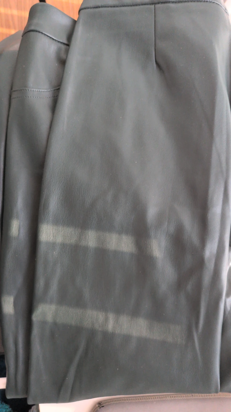 BNWT Green Faux Leather Zara Pants - photo 3
