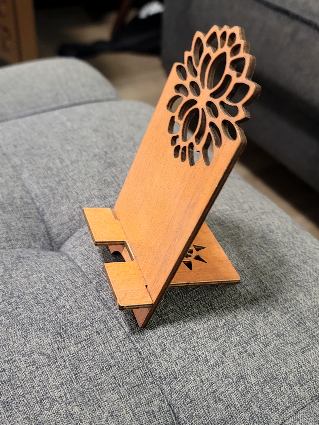 Wooden Cell Phone Stand