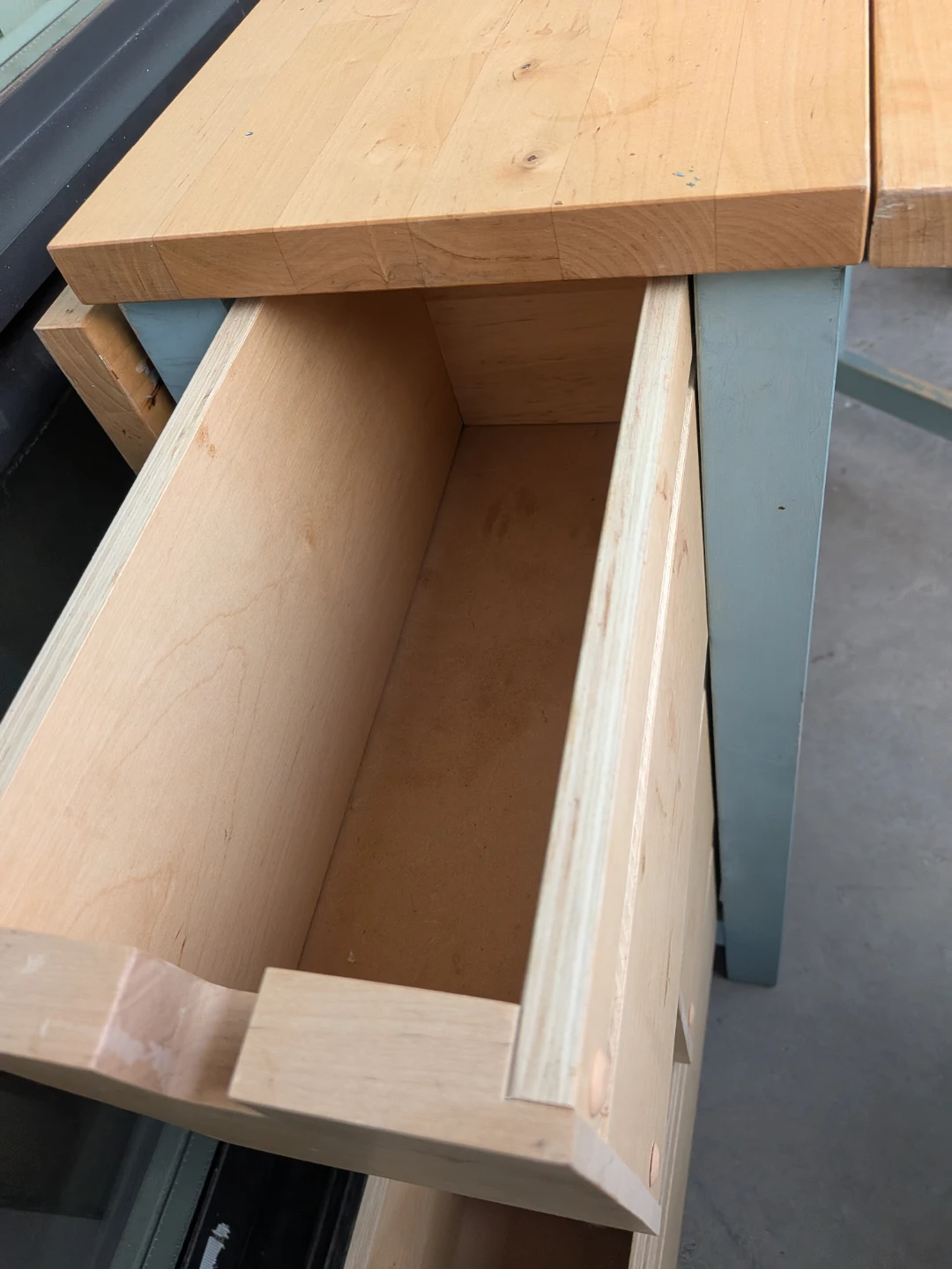Foldable Wooden Table with 3 Drawers - photo 4