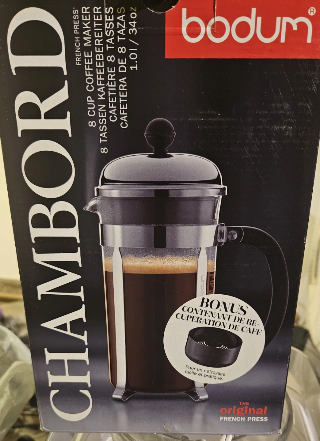 Bodum Chambord 8 Cup French Press Coffee Maker