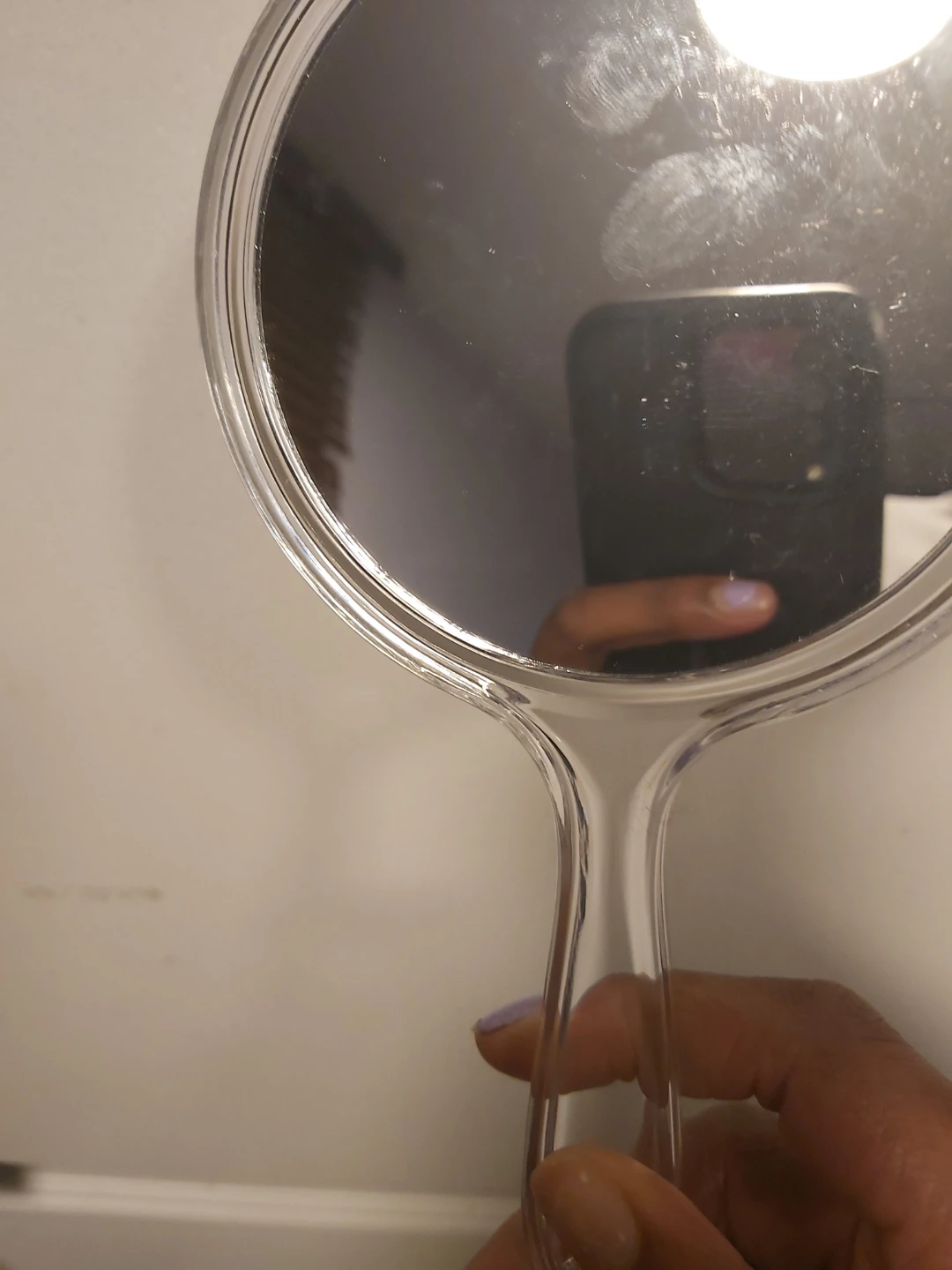 Clear 2 sided Handheld Mirror - photo 2