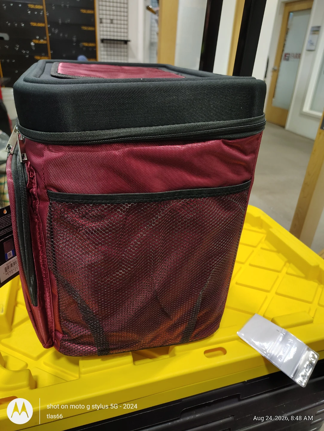 Maroon Rolling Cooler Bag with "M" Logo - photo 4