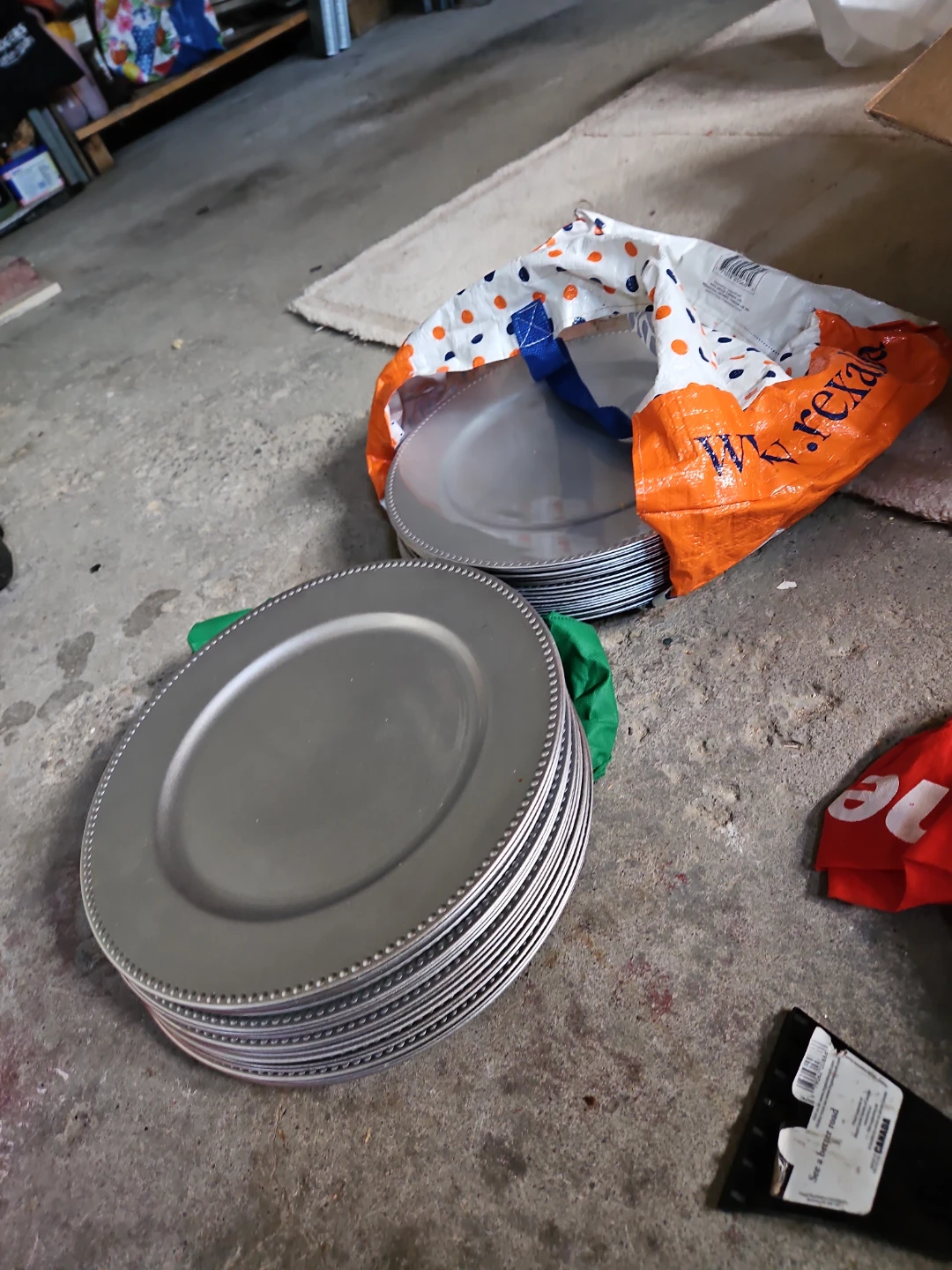 60 Silver Charger Plates