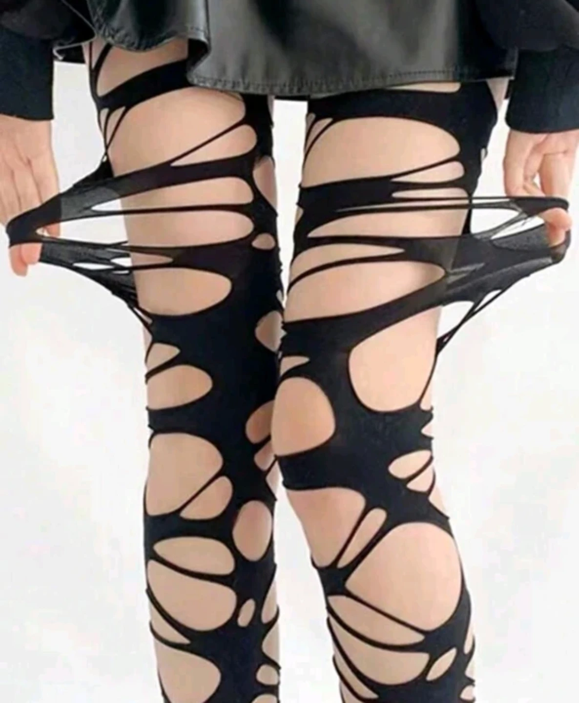 Black Ripped Tights - photo 2