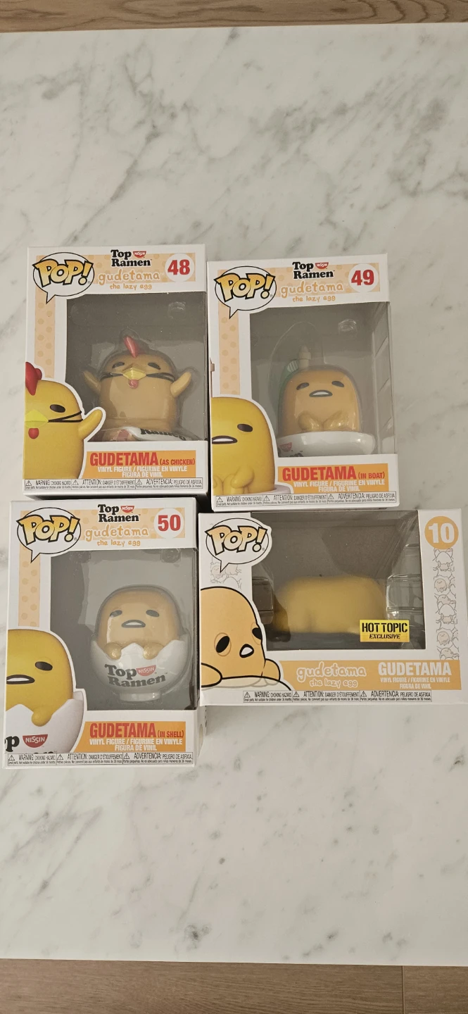 Funko Pop! Gudetama Vinyl Figures (Set of 4)