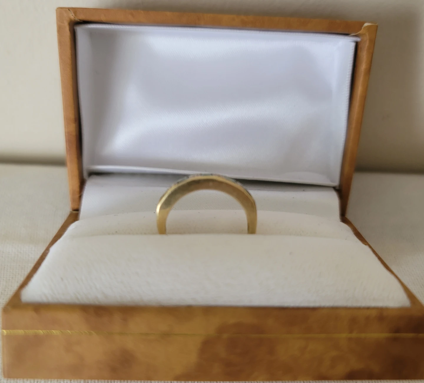 Vintage 10K Yellow Gold Emerald & Diamond Ring - photo 5