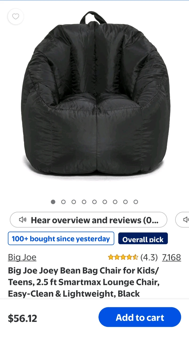 Big Joe Joey Bean Bag Chair - photo 3