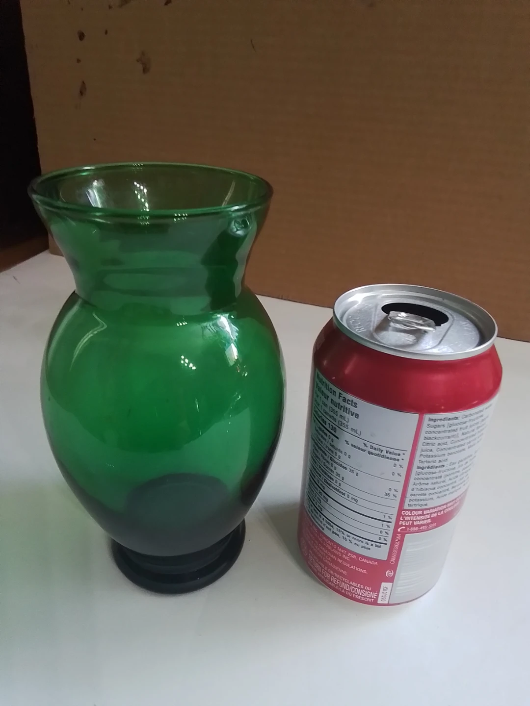 Vintage Anchor Hocking Forest Green Glass Vase - photo 4