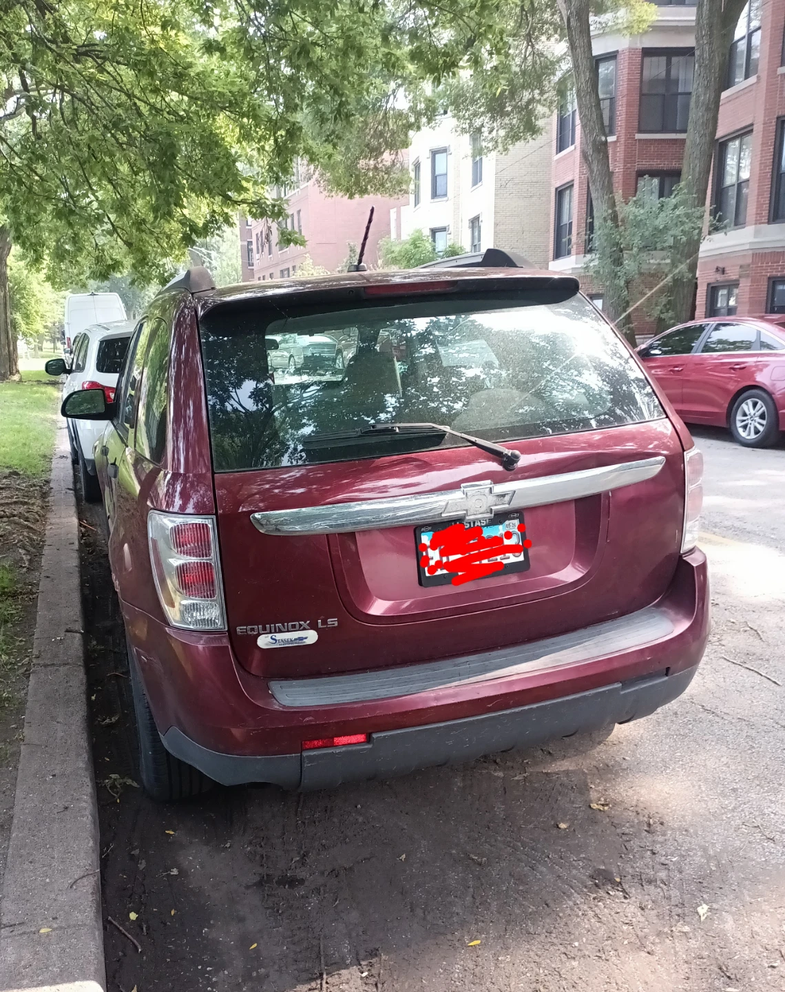 2007 Chevrolet Equinox LS Burgundy - photo 5