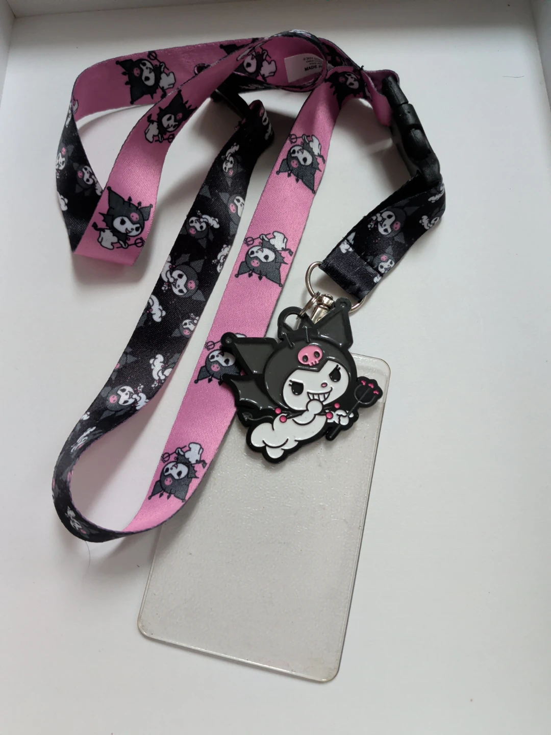 Sanrio Kuromi Lanyard ID Badge Holder