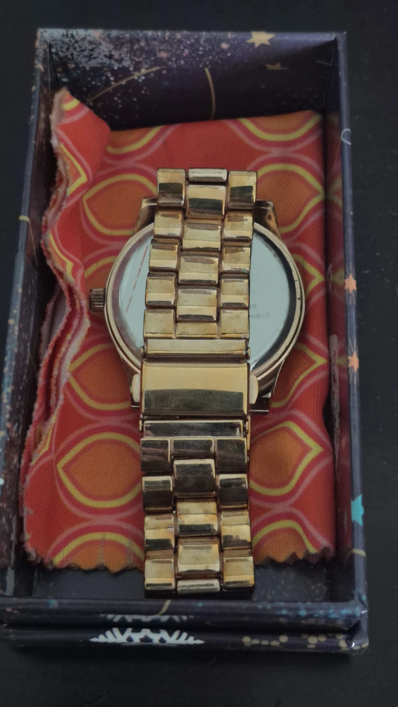 Pink Gold Tone Quartz Watch in Box - photo 2