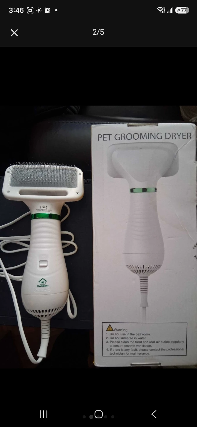 Pet Grooming Dryer - Ownpet Brand - Two Heat Settings
