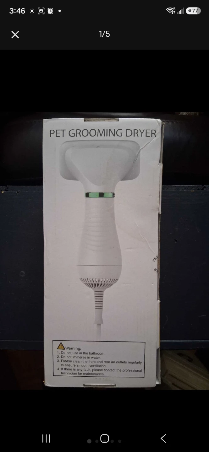 Pet Grooming Dryer - Ownpet Brand - Two Heat Settings - photo 2