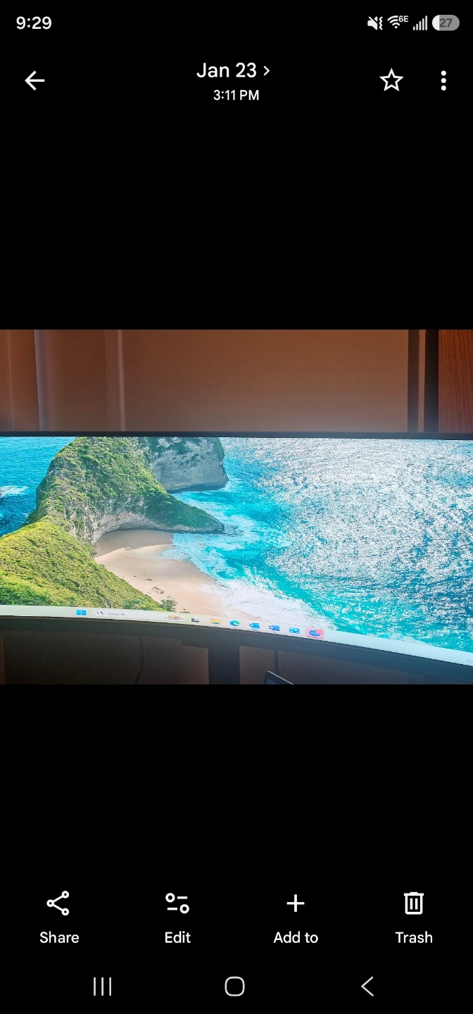 Lenovo Curved Monitor