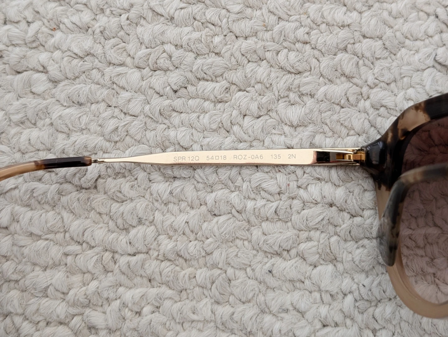 Prada Brown/Beige Acetate SPR12Q Gradient Cat Eye Sunglasses - photo 5