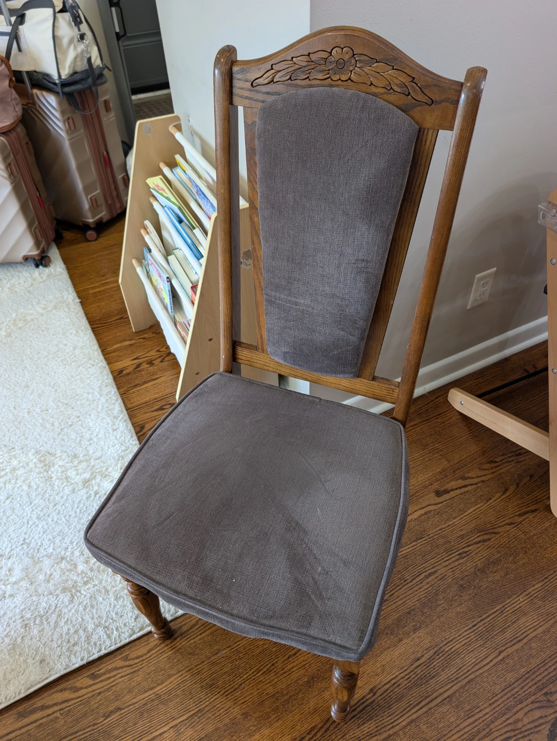 6 Wooden Dining Chairs with Upholstered Seat and Back set of 6 - photo 2
