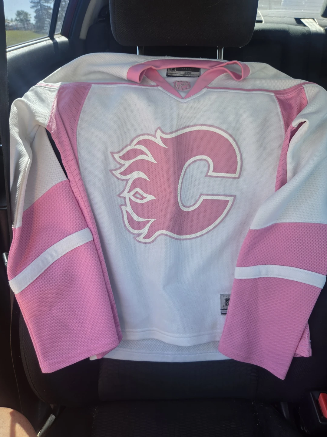 Reebok Calgary Flames Pink Jersey - photo 5