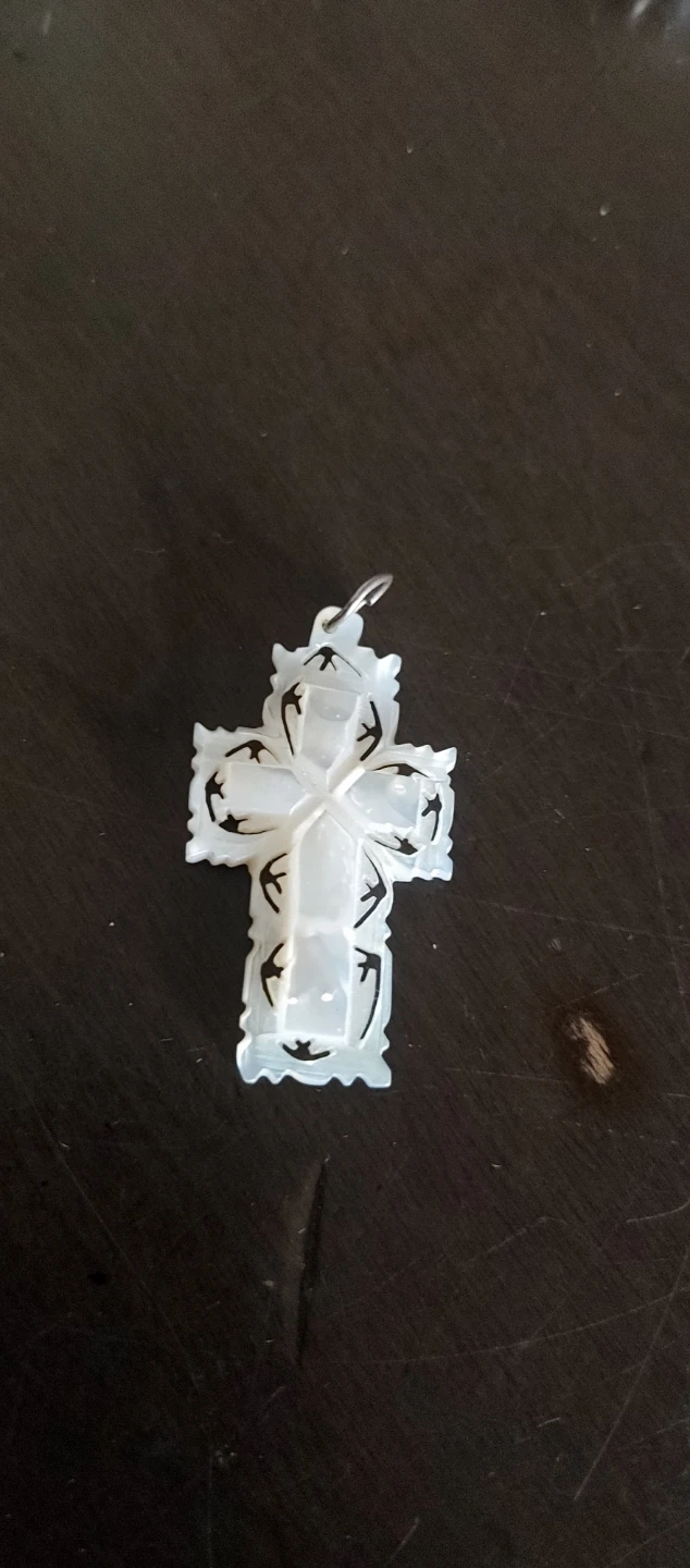 Mother of Pearl Cross Pendant