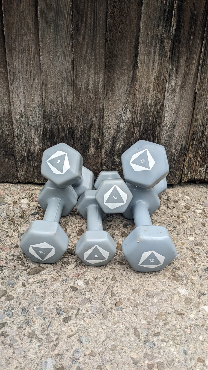 Dumbbell Set - 6, 9, and 12 lbs