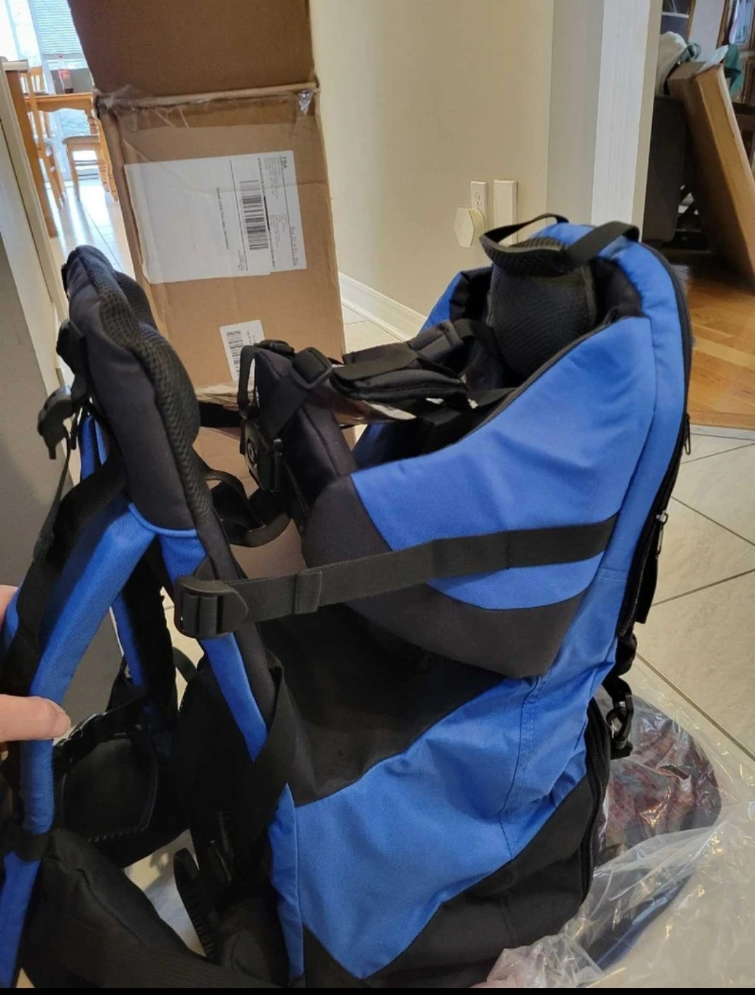 Childcity Baby Hiking Backpack Carrier blue brand new - photo 2