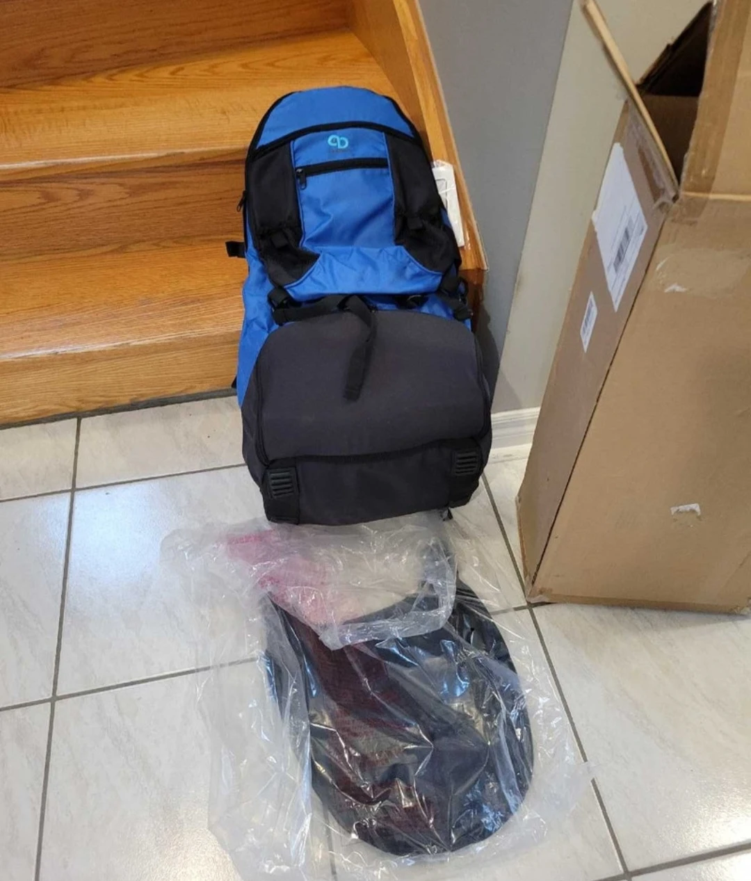Childcity Baby Hiking Backpack Carrier blue brand new - photo 3