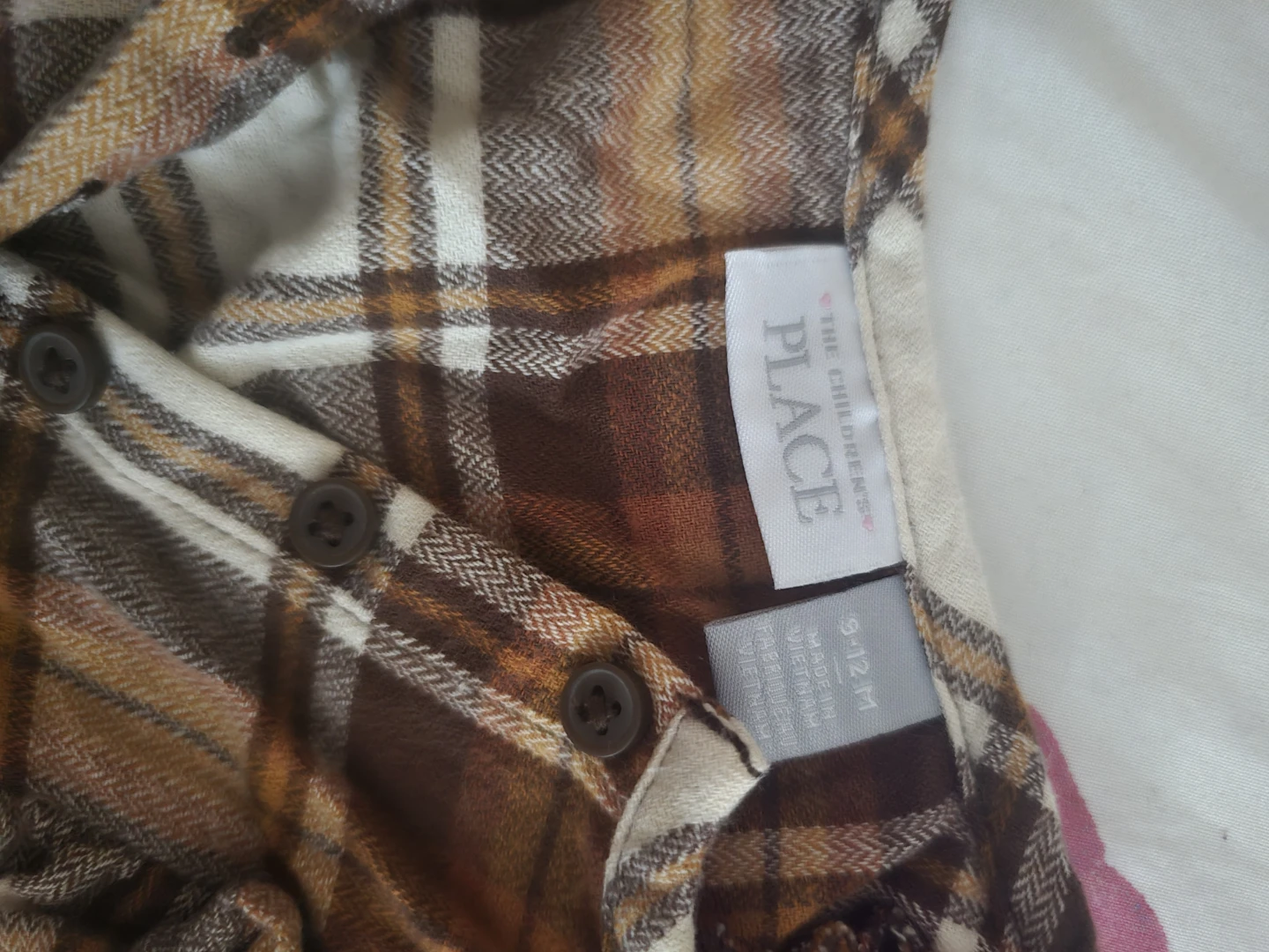 The Children's Place Plaid Long Sleeve Dress - photo 3