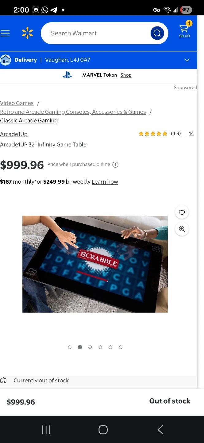 Arcade1Up 32" Infinity Board Game Table - photo 5