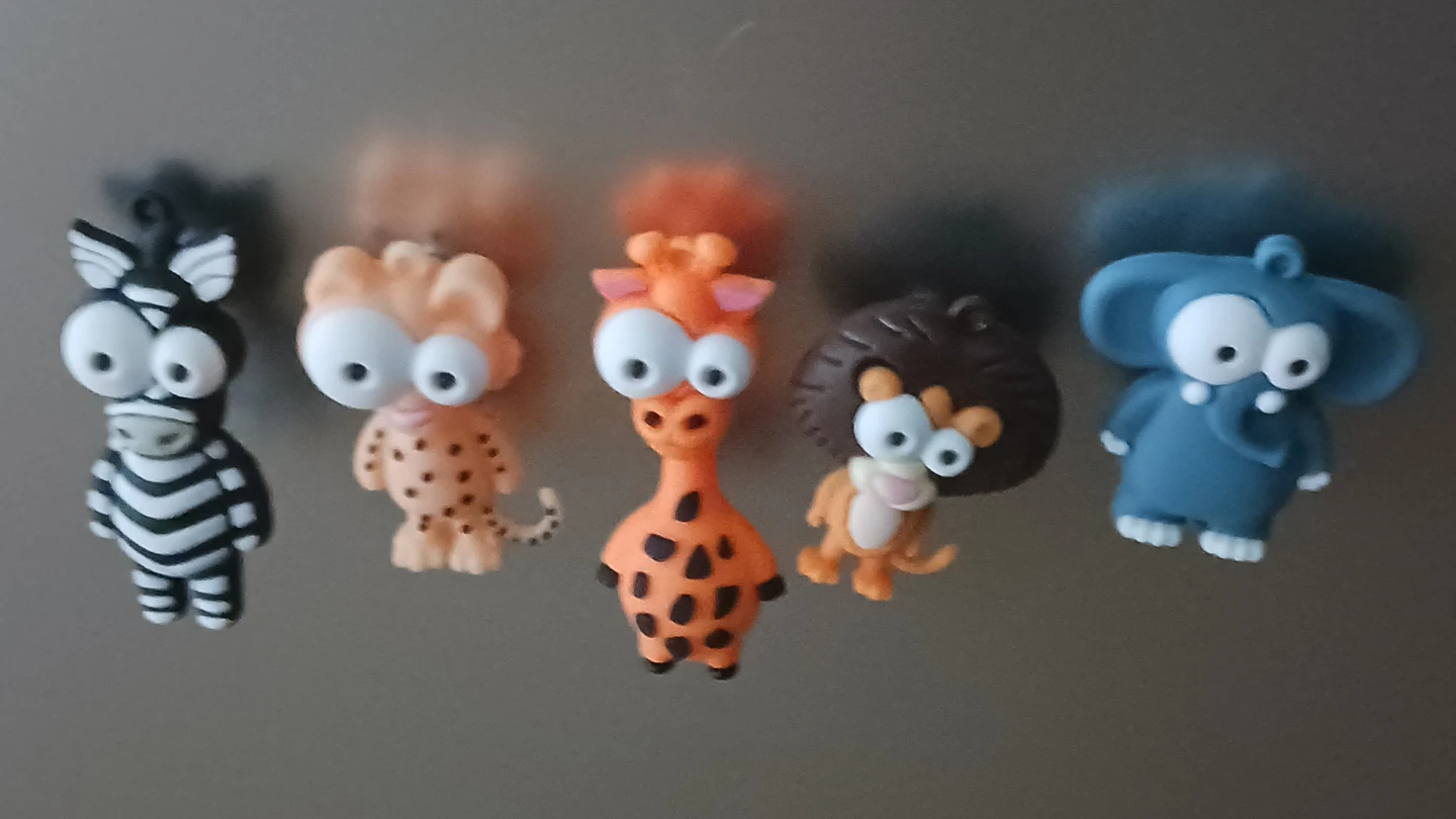 Cute Animal Fridge Magnets (Set of 5)