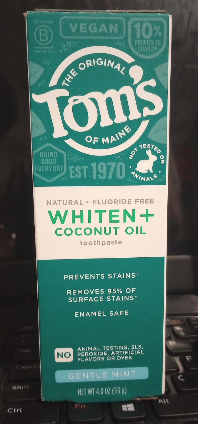 Tom's of Maine WHITEN Toothpaste - 2 for $8 - photo 2