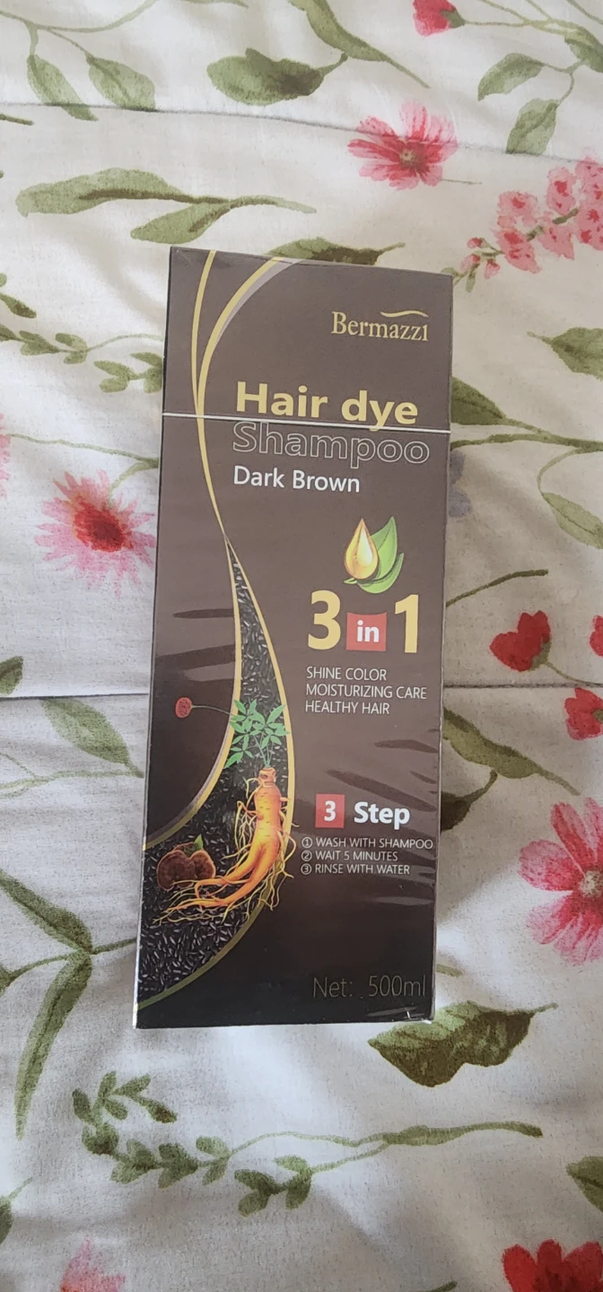 Bermazzi Hair Dye Shampoo - Dark Brown