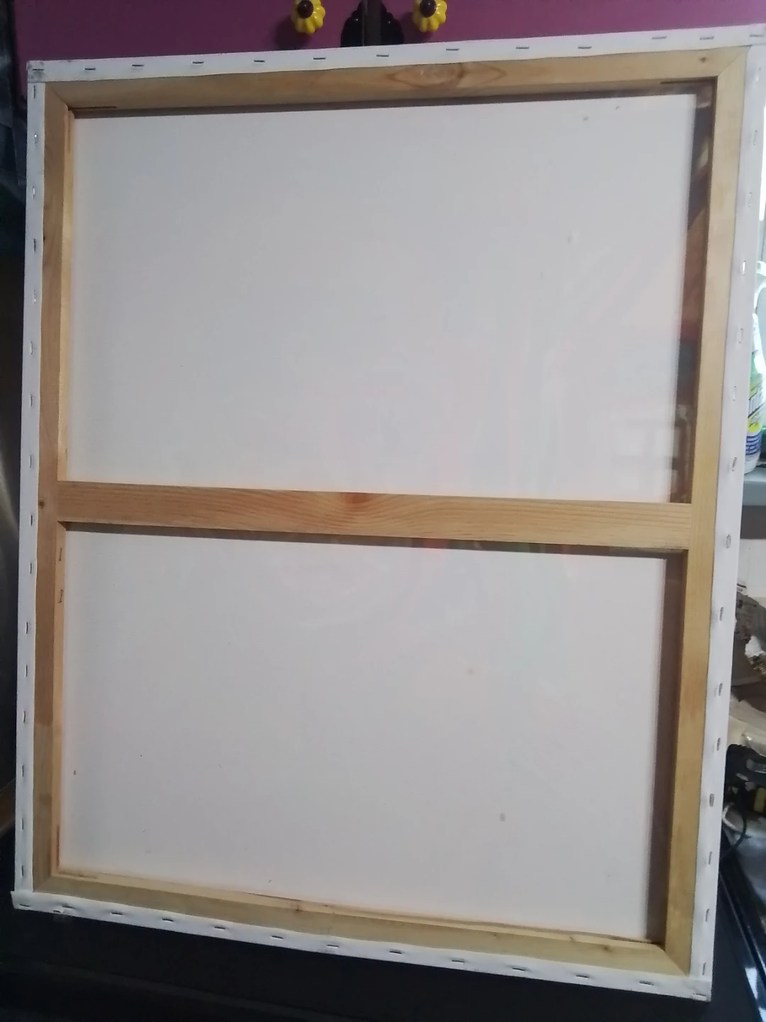 Large Bold Abstract Portrait Painting - photo 5