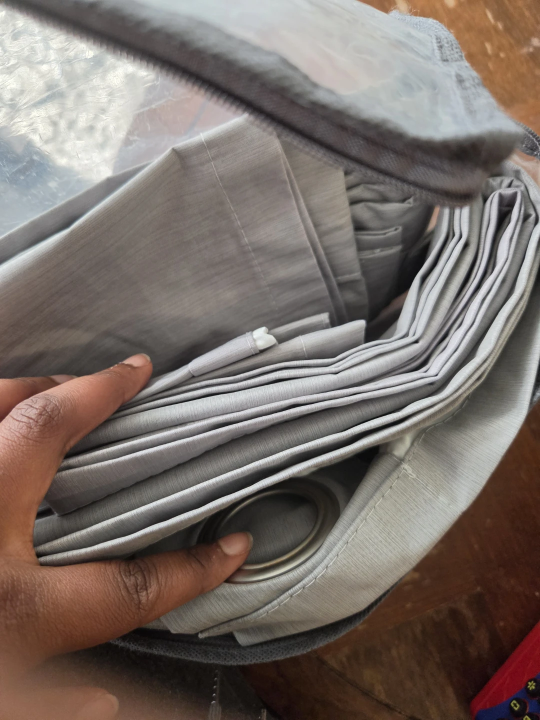 Twodrapes Grey Grommet Curtains - photo 4