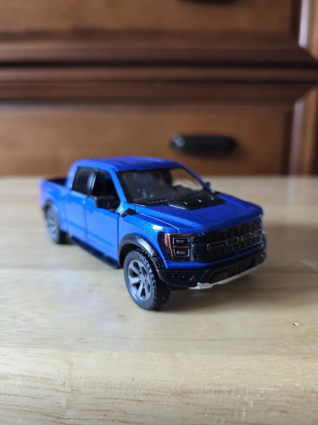 Blue 2022 Ford F-150 Raptor Scale 1/46 Toy Truck