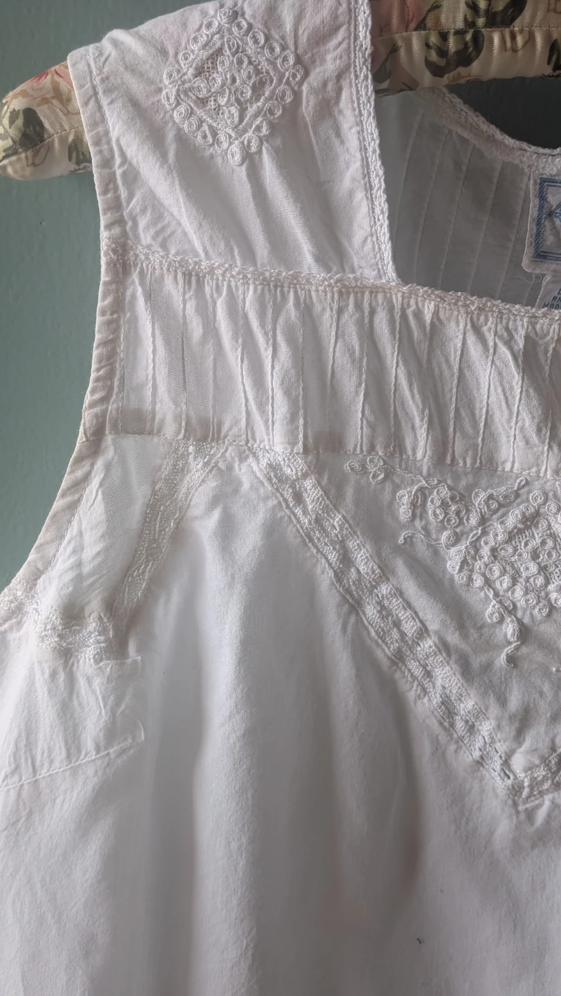 April Cornell White Embroidered Tank Top XS - photo 2