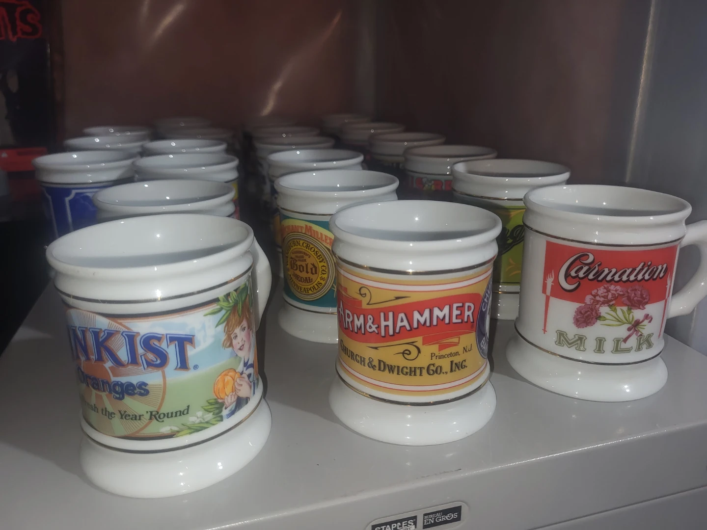 Franklin porcelain- - corner store porcelain mug collection