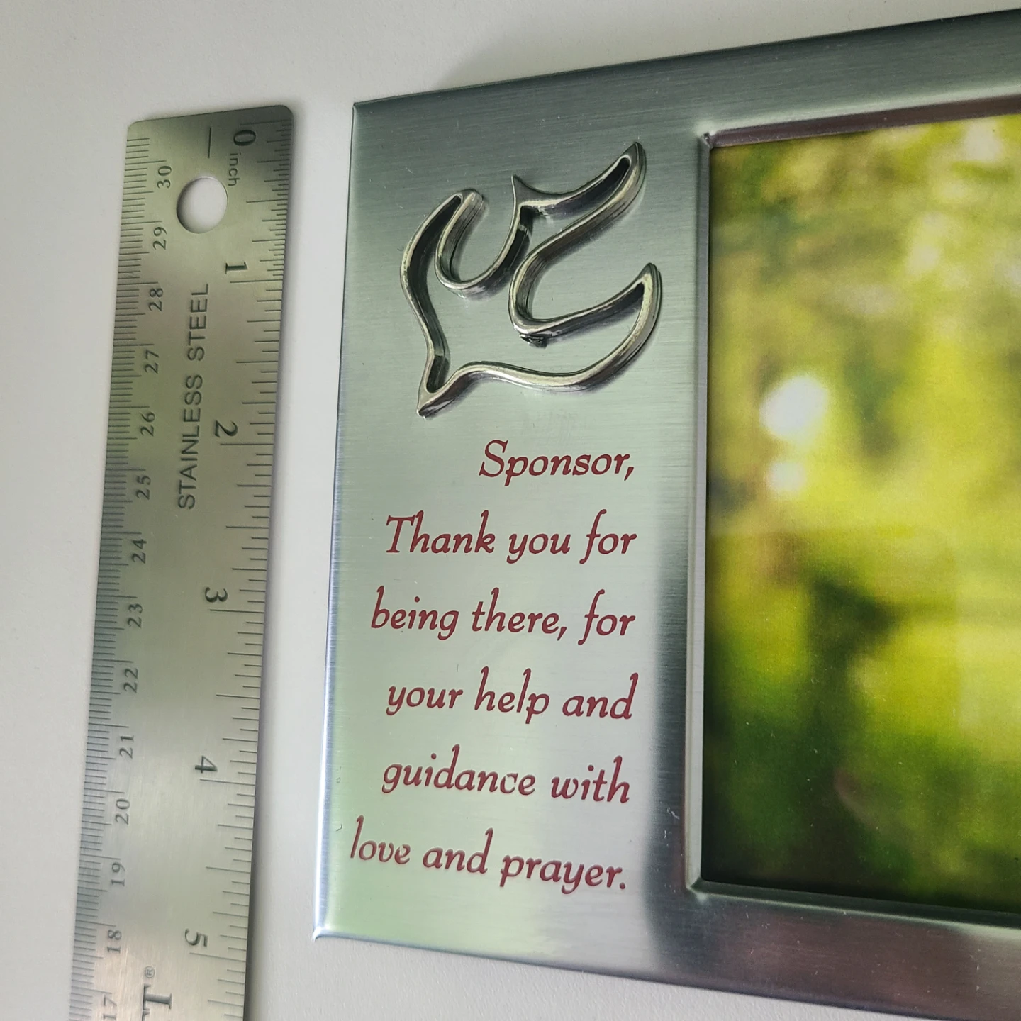 NEW Silver Tabletop Photo Frame - photo 3