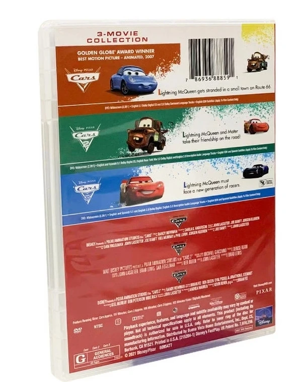Disney Pixar Cars 3-Movie Collection DVD - photo 2