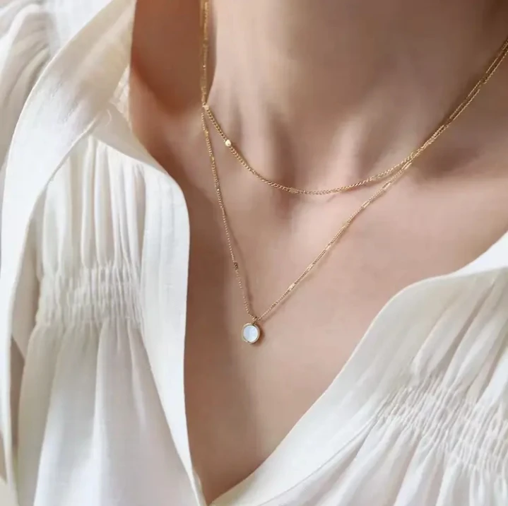 (BRAND NEW) Layered Necklace with Pendant