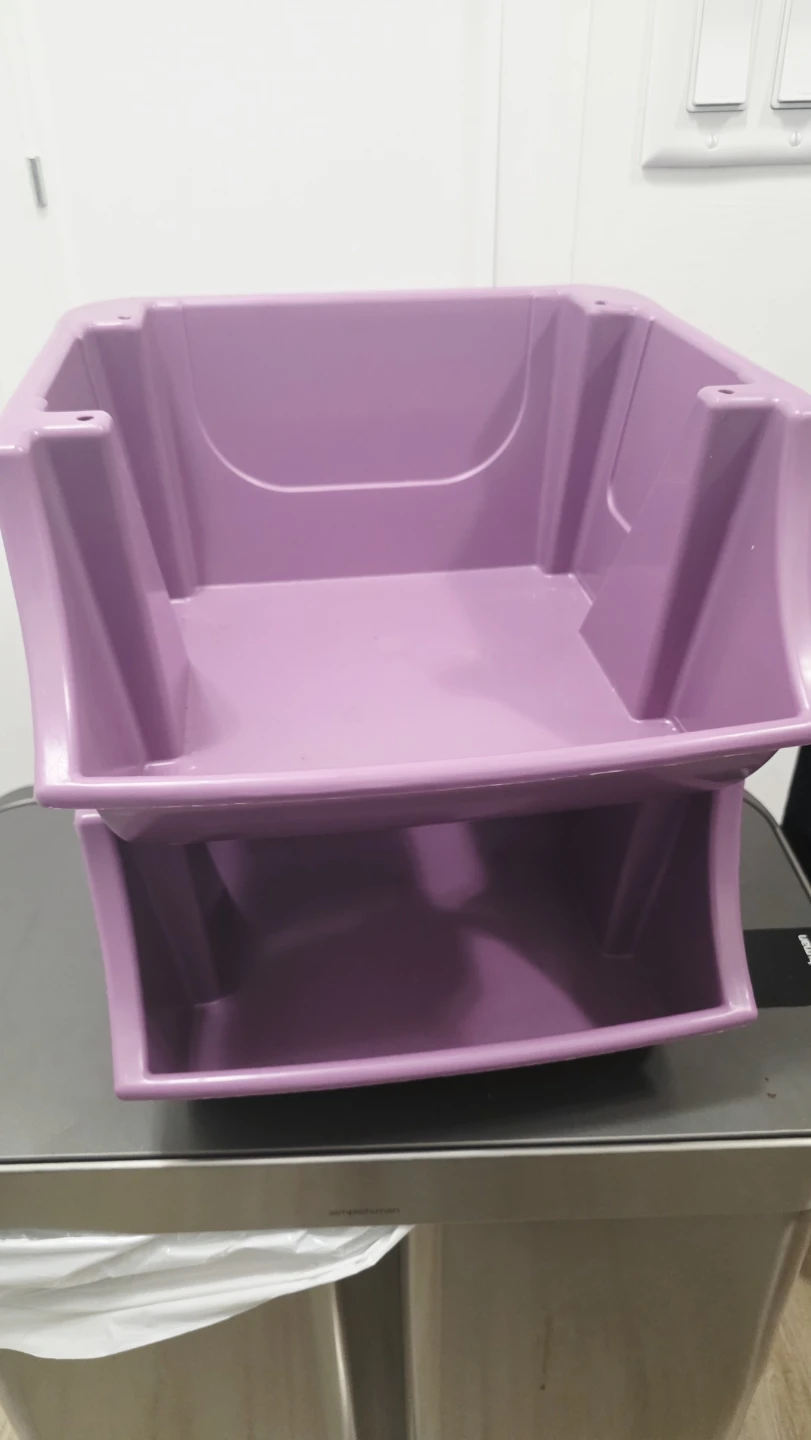 Purple Stackable Storage Bins - photo 3