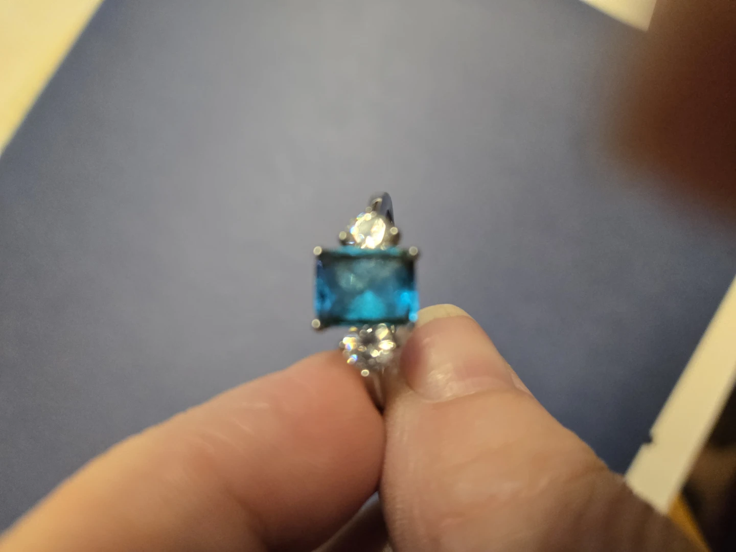 Blue Gemstone Ring