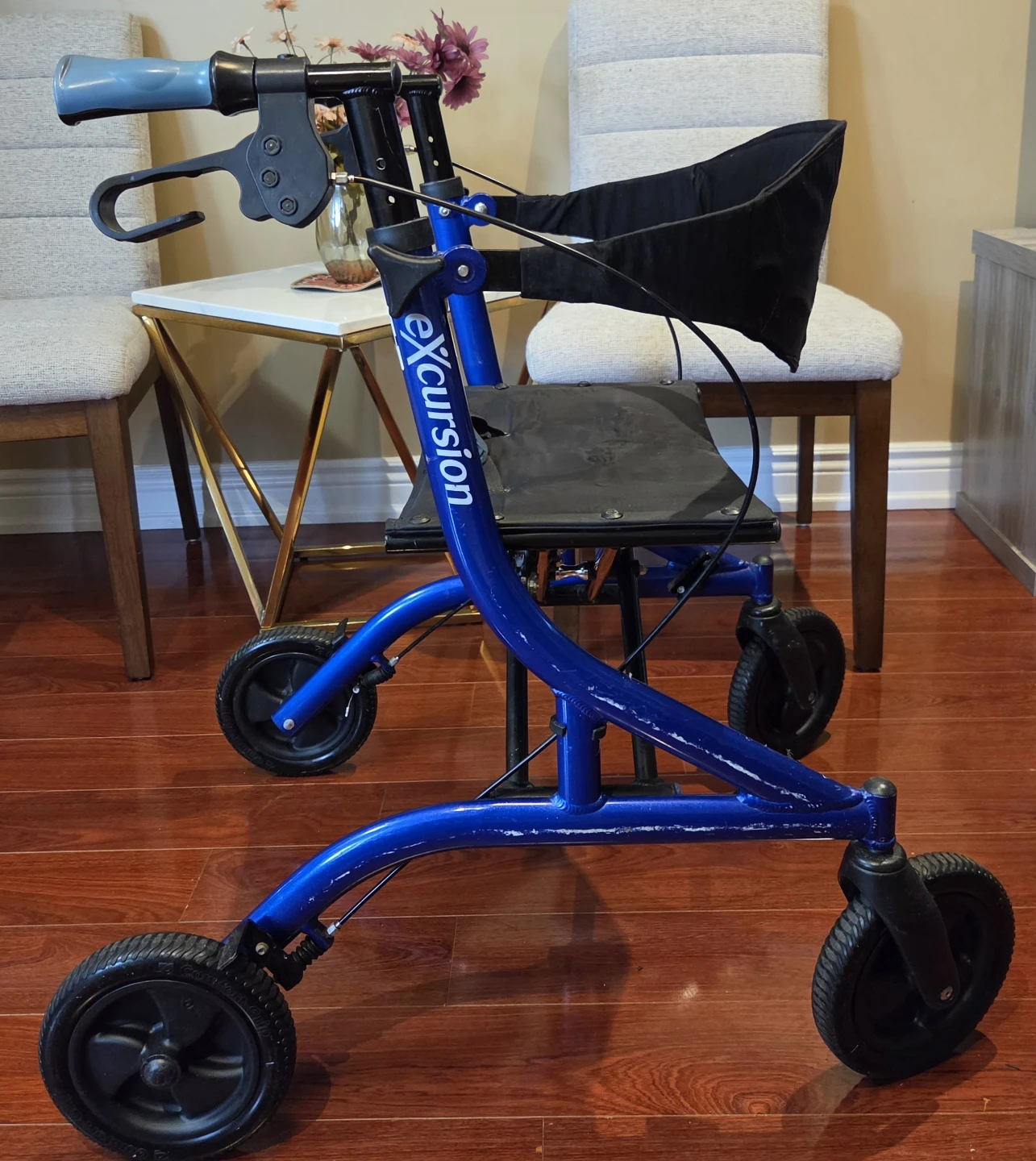Blue Excursion Walker with Seat - photo 2