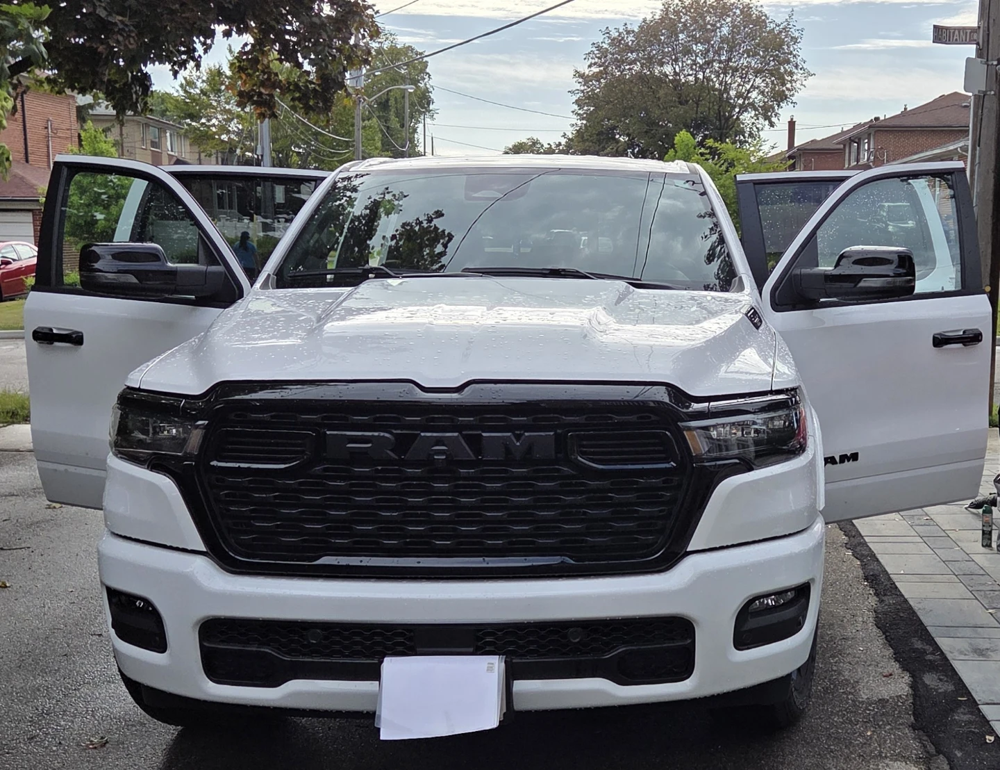 White Ram 1500 Pickup Truck - photo 2