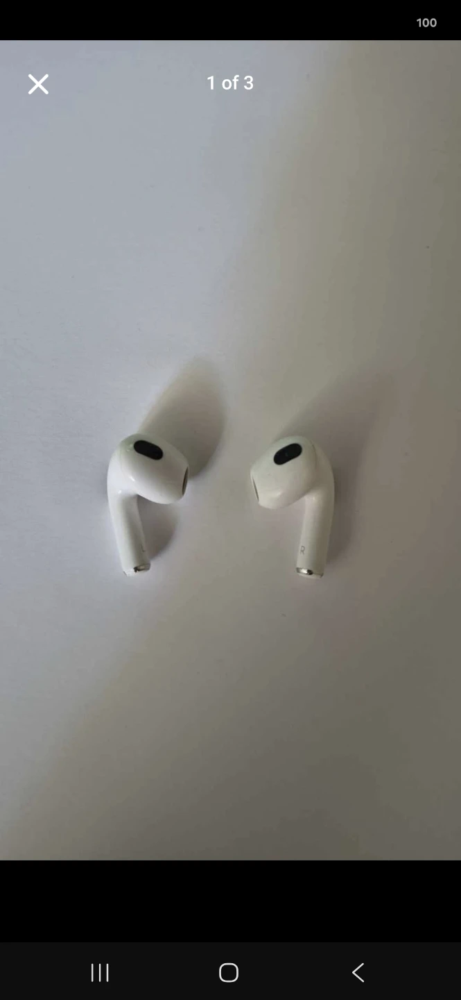 Apple AirPods (3rd Gen) - Left & Right Earbud only.