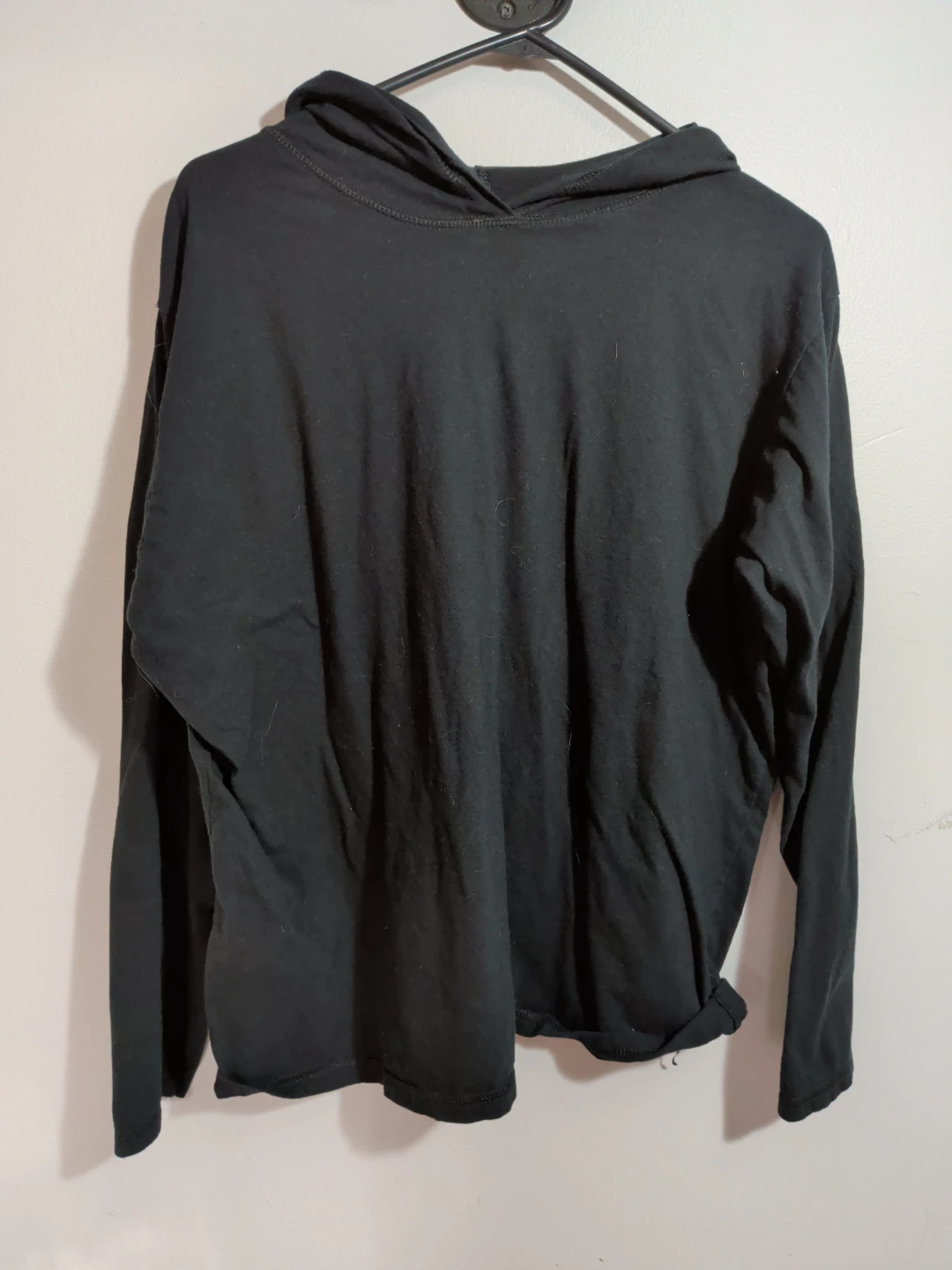Black Long Sleeve Hoodie - photo 2