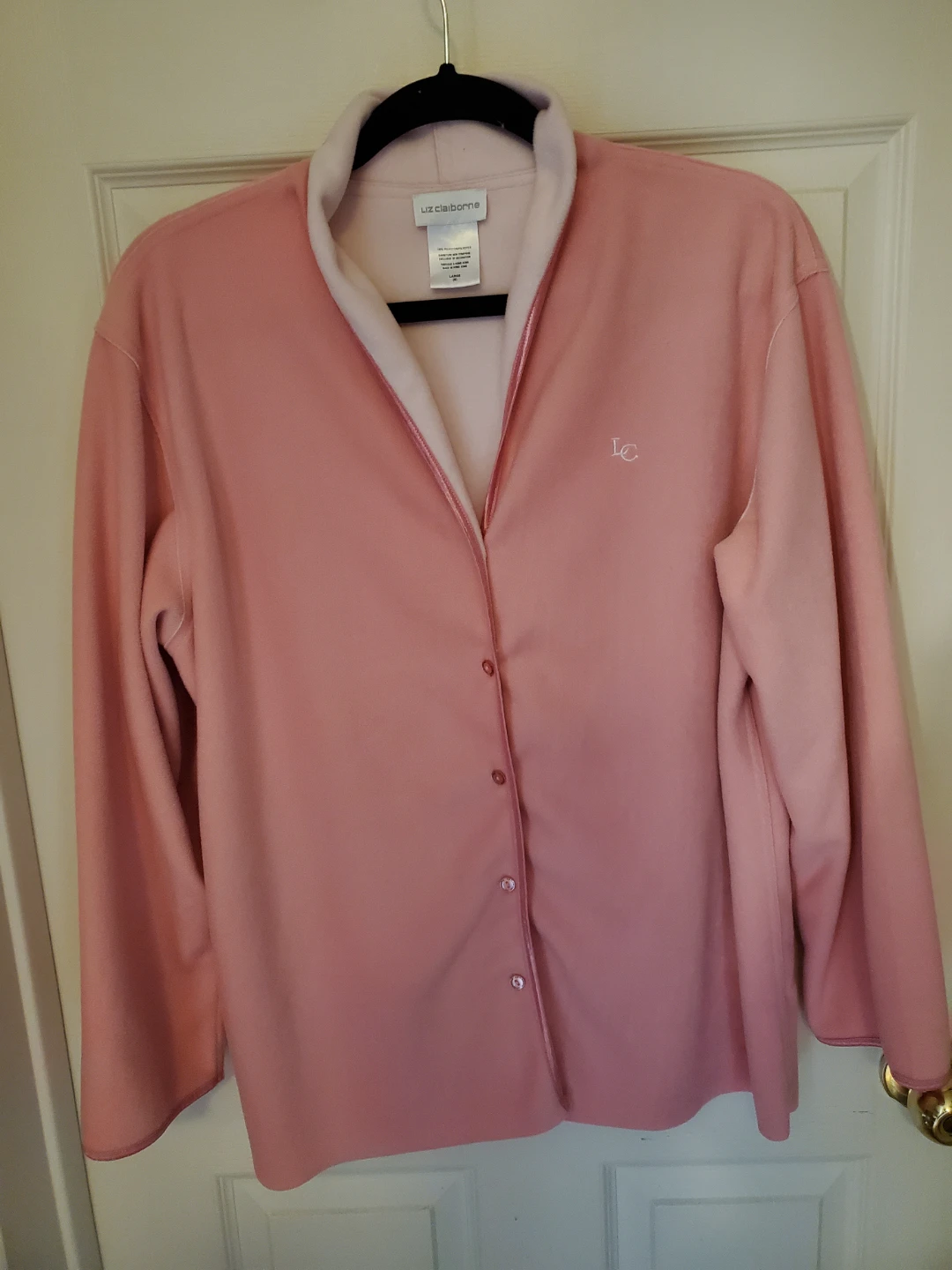 Liz Claiborne Pink Fleece Pajama Set - photo 2