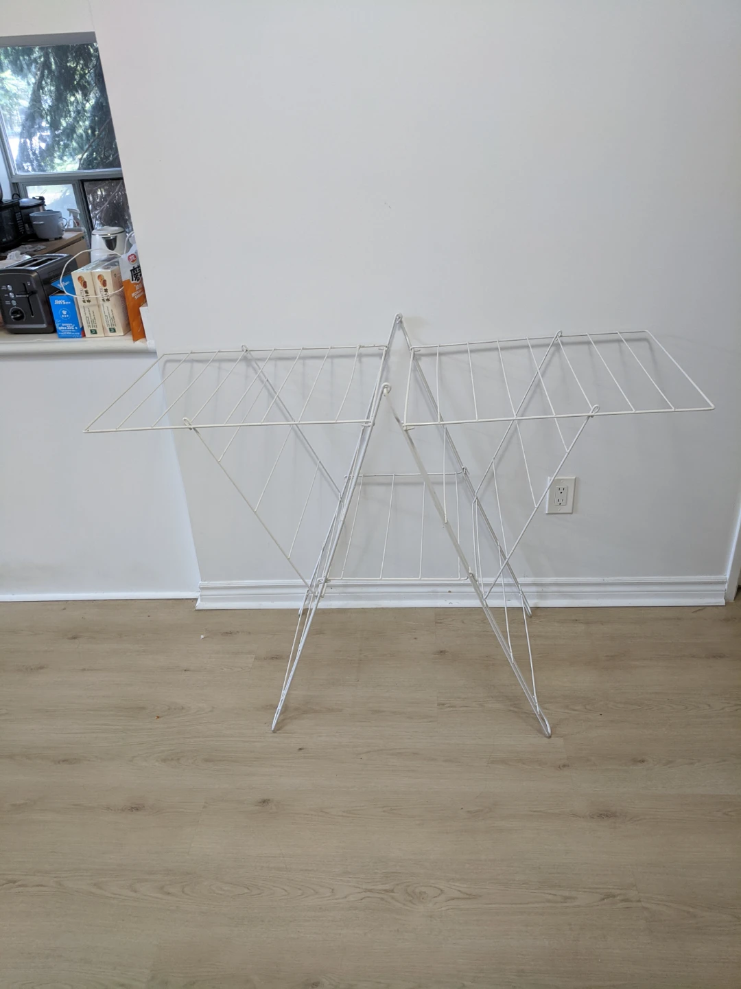 White Folding Drying Rack