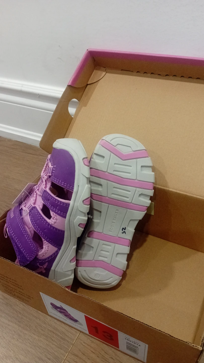 Eddie Bauer Girls Purple Pink Water Sandals - photo 3