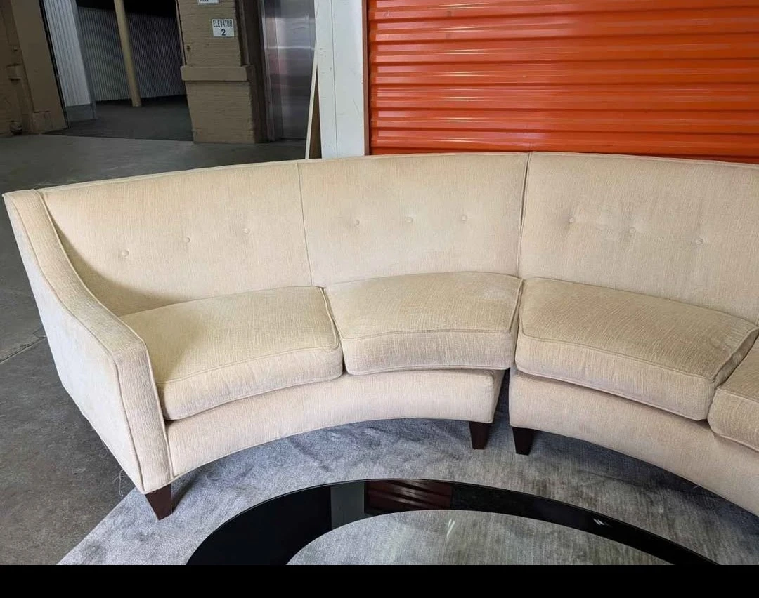 ROWE FURNITURE CURVED MODULAR SECTIONAL - MID-CENTURY STYLE - photo 5
